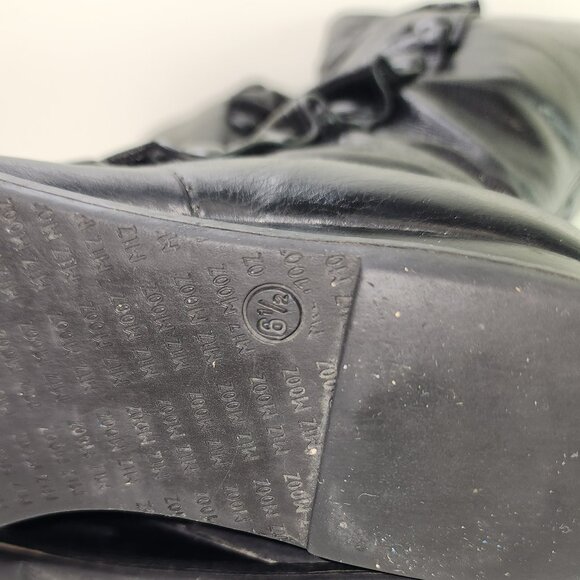 Miz Mooz Black Leather Button Tall Winter Boots (6.5 US) - Picture 10 of 10